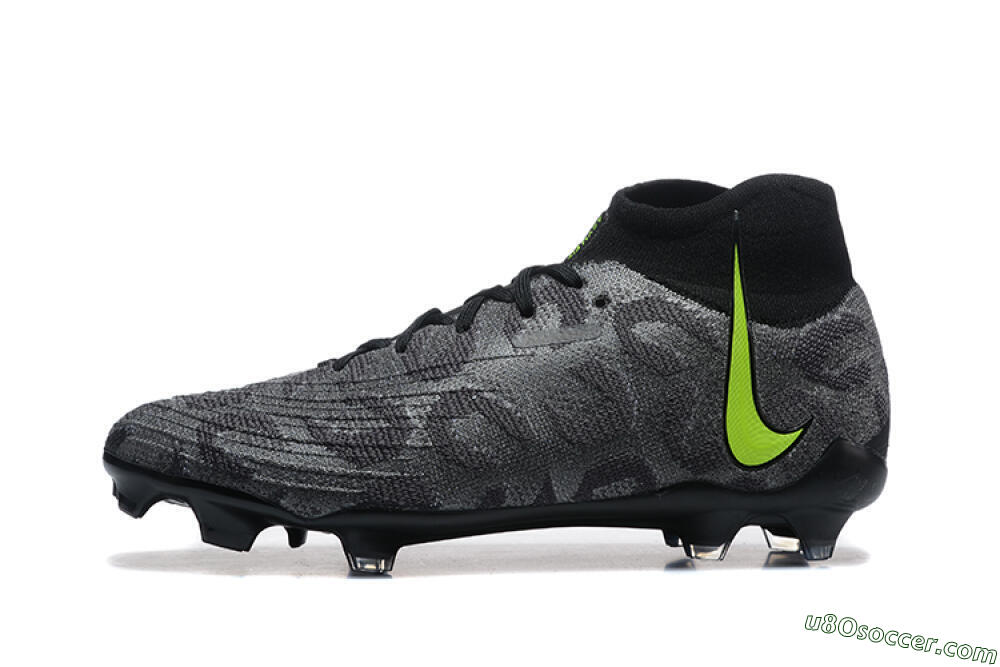 Nike Phantom Luna Elite FG Firm Ground Soccer Cleats - Black/Yellow 2