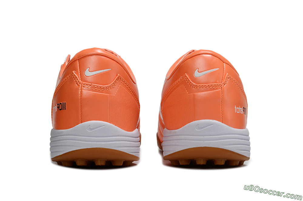 Nike Total 90 III TF Artificial Turf Soccer Shoes - Orange/White 5