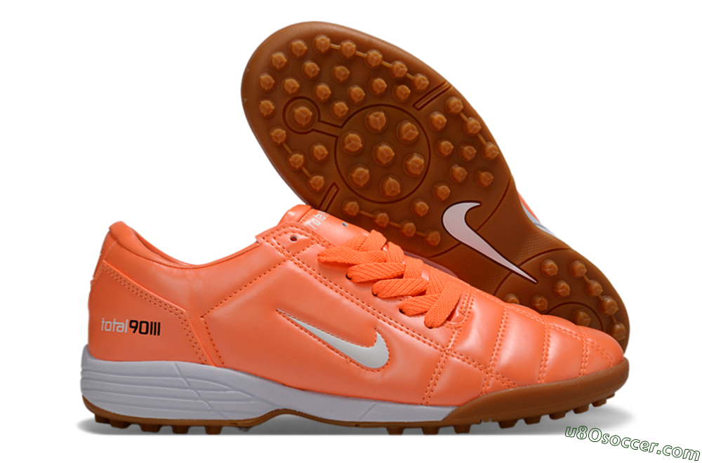 Nike Total 90 III TF Artificial Turf Soccer Shoes - Orange/White 1
