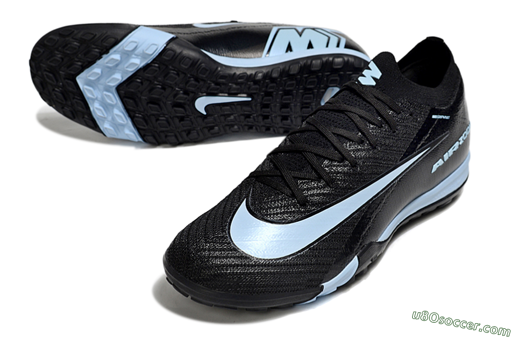 Nike Air Zoom Mercurial Vapor 16 Elite TF Artificial Turf Soccer Shoes - Black/Jade 3