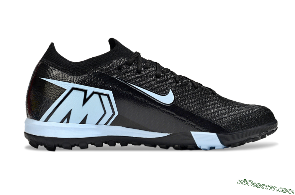 Nike Air Zoom Mercurial Vapor 16 Elite TF Artificial Turf Soccer Shoes - Black/Jade 5