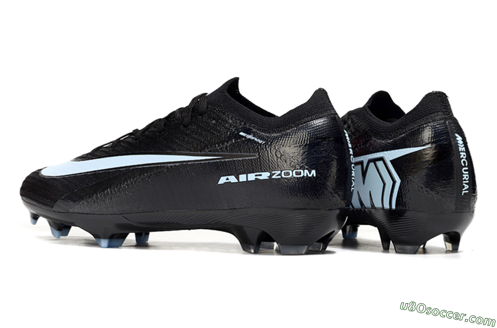 Nike Air Zoom Mercurial Vapor 16 Elite FG Firm Ground Soccer Cleats - Black/Jade 4