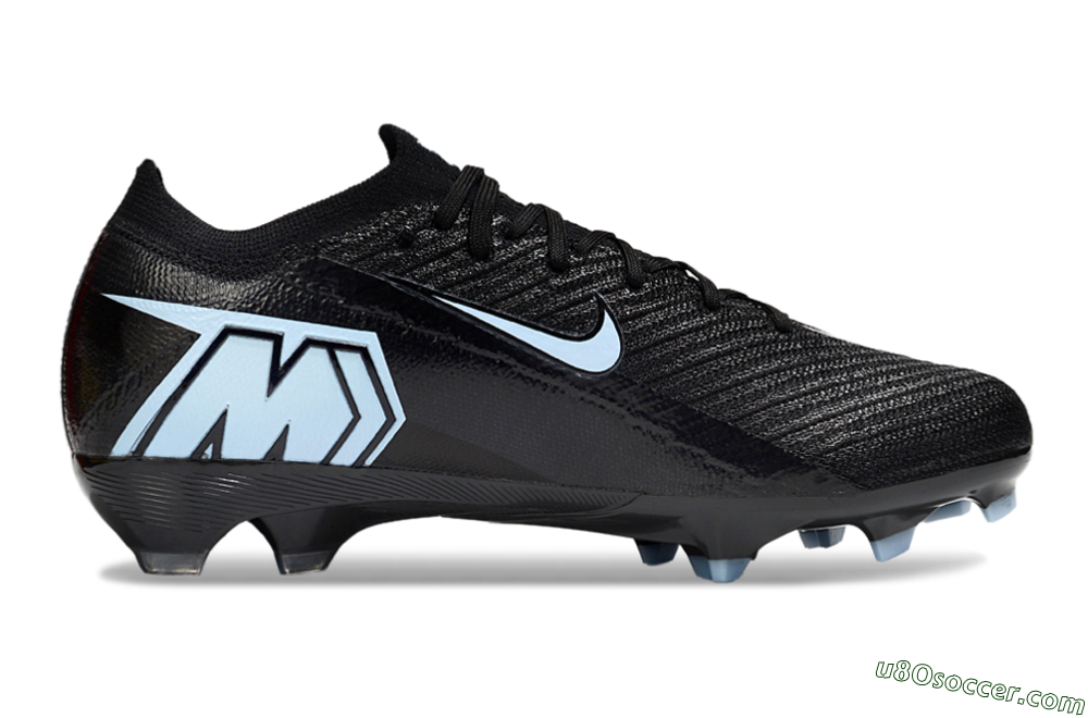 Nike Air Zoom Mercurial Vapor 16 Elite FG Firm Ground Soccer Cleats - Black/Jade 5