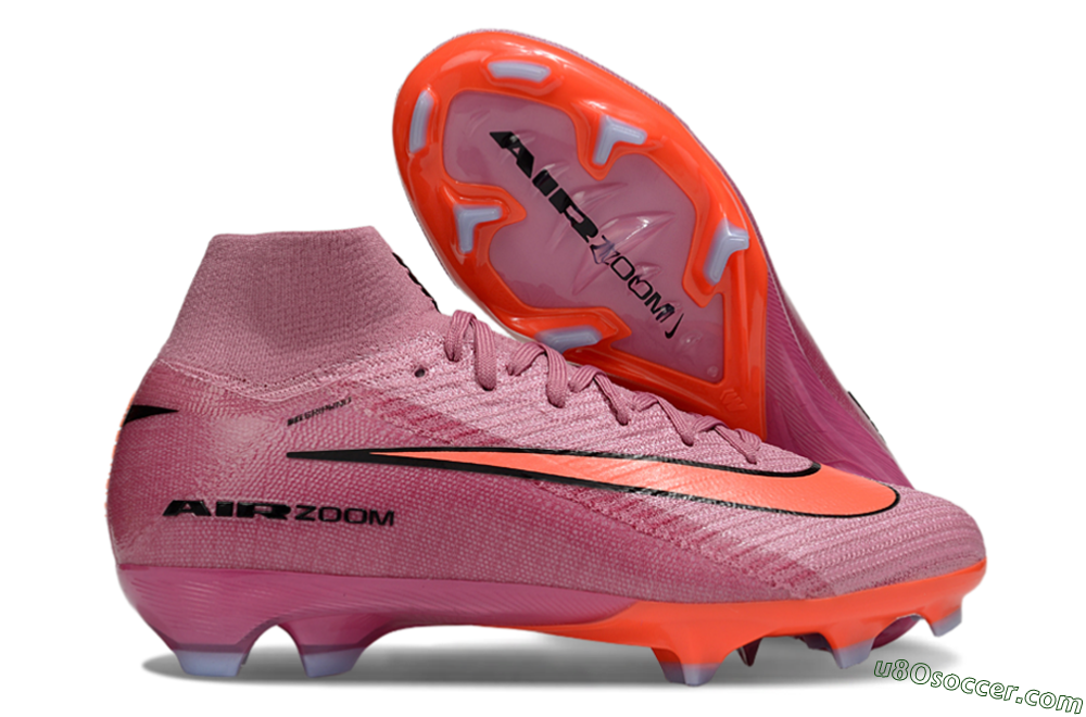 Nike Air Zoom Mercurial Superfly 10 Elite FG Firm Ground Soccer Cleats - Red/Black 1