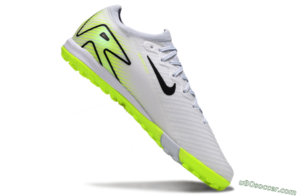 Nike Air Zoom Mercurial Vapor 16 Elite TF Artificial Turf Soccer Shoes - White/Black/Yellow 4