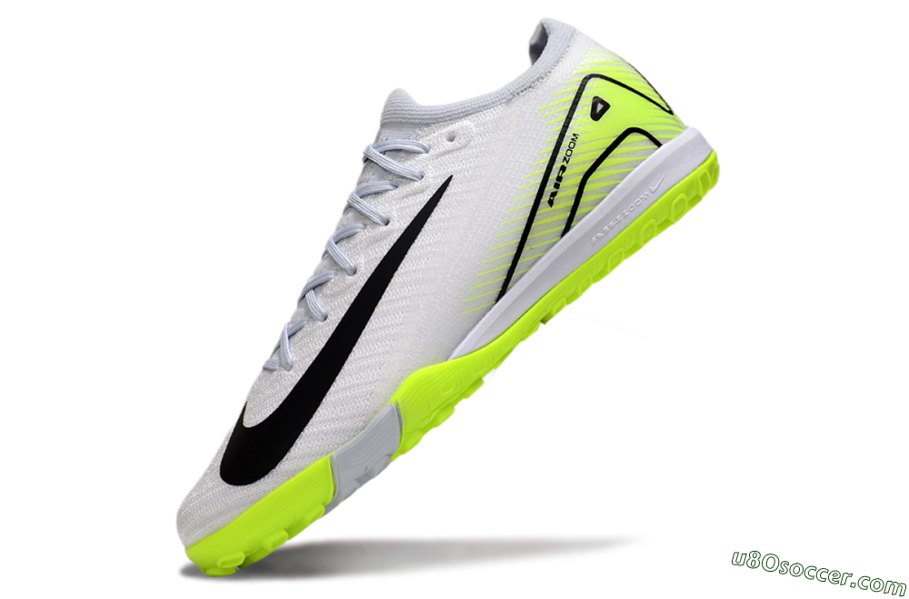Nike Air Zoom Mercurial Vapor 16 Elite TF Artificial Turf Soccer Shoes - White/Black/Yellow 5