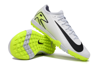 Nike Air Zoom Mercurial Vapor 16 Elite TF Artificial Turf Soccer Shoes - White/Black/Yellow