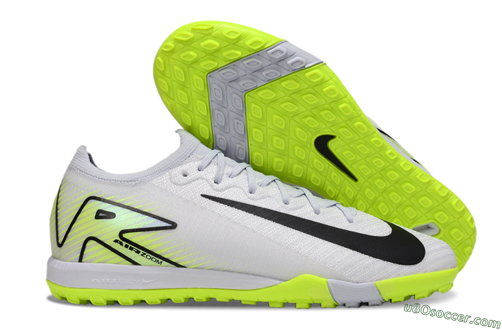 Nike Air Zoom Mercurial Vapor 16 Elite TF Artificial Turf Soccer Shoes - White/Black/Yellow 1