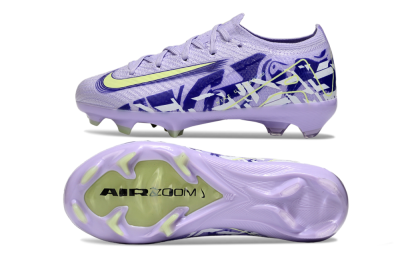 Nike Air Zoom Mercurial Vapor 16 Elite FG Firm Ground Soccer Cleats - Purple/Yellow