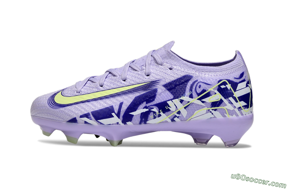 Nike Air Zoom Mercurial Vapor 16 Elite FG Firm Ground Soccer Cleats - Purple/Yellow 1