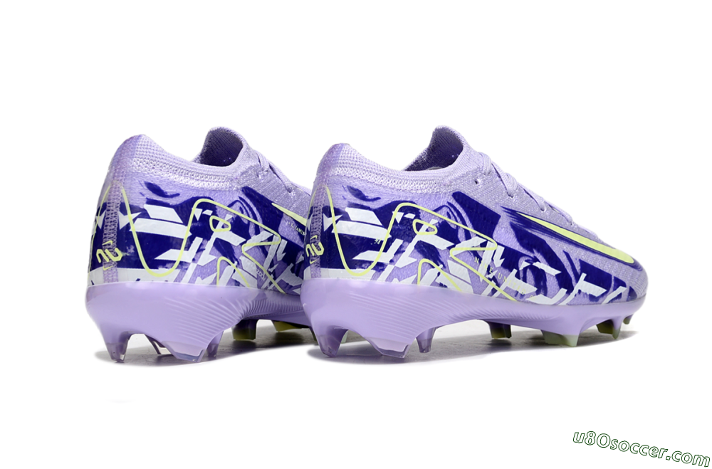 Nike Air Zoom Mercurial Vapor 16 Elite FG Firm Ground Soccer Cleats - Purple/Yellow 6