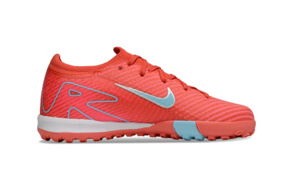 Nike Air Zoom Mercurial Vapor 16 Elite TF Artificial Turf Soccer Shoes - Red/Silver/Jade