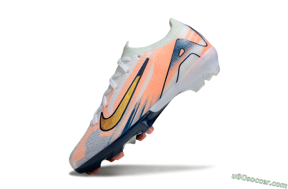 Nike Air Zoom Mercurial Vapor 16 Elite FG Firm Ground Soccer Cleats - Pink/Yellow/Blue 4