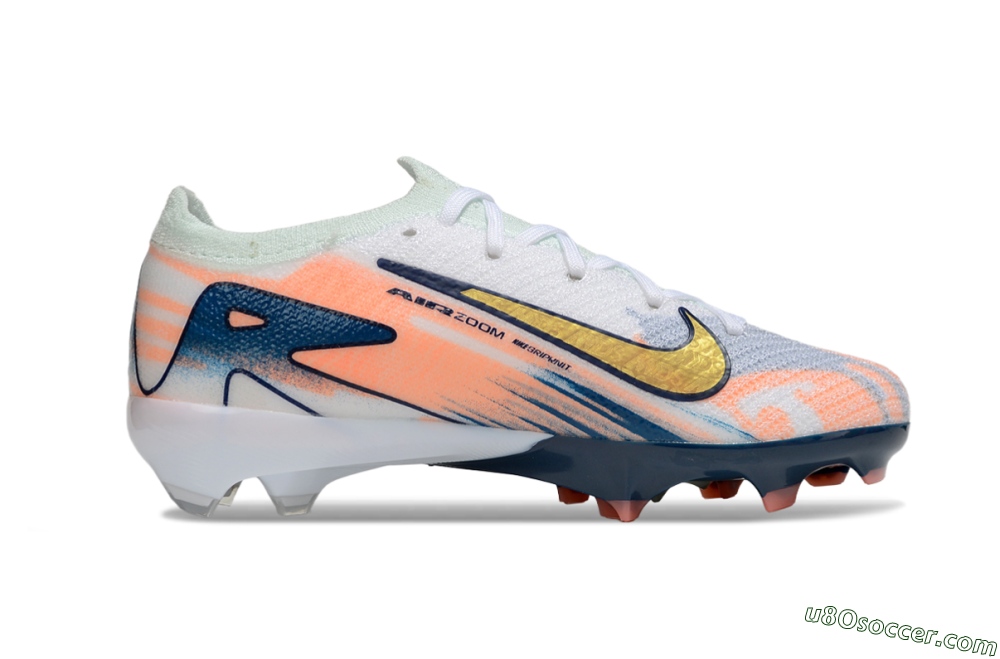 Nike Air Zoom Mercurial Vapor 16 Elite FG Firm Ground Soccer Cleats - Pink/Yellow/Blue 5