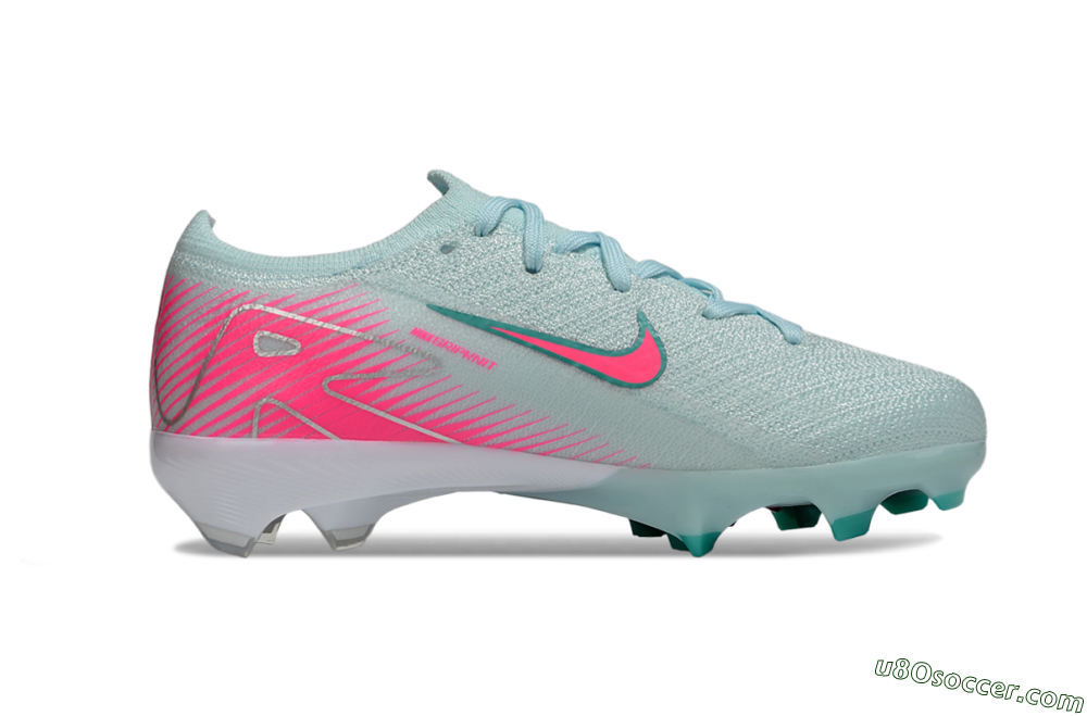 Nike Air Zoom Mercurial Vapor 16 Elite FG Firm Ground Soccer Cleats - Jade/Pink/White 5