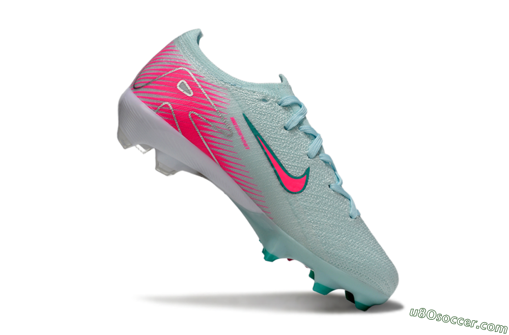 Nike Air Zoom Mercurial Vapor 16 Elite FG Firm Ground Soccer Cleats - Jade/Pink/White 3