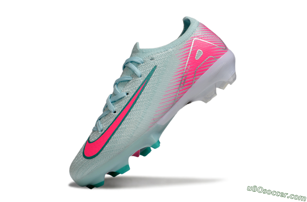 Nike Air Zoom Mercurial Vapor 16 Elite FG Firm Ground Soccer Cleats - Jade/Pink/White 4