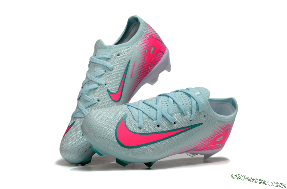 Nike Air Zoom Mercurial Vapor 16 Elite FG Firm Ground Soccer Cleats - Jade/Pink/White 2