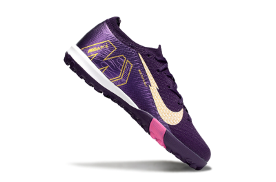 Nike Air Zoom Mercurial Vapor 16 Elite TF Artificial Turf Soccer Shoes - Purple/White/Gold