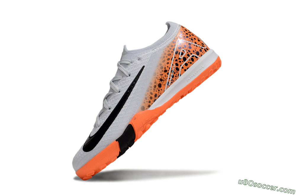 Nike Air Zoom Mercurial Vapor 16 Elite TF Artificial Turf Soccer Shoes - Grey/Black/Leopard 4