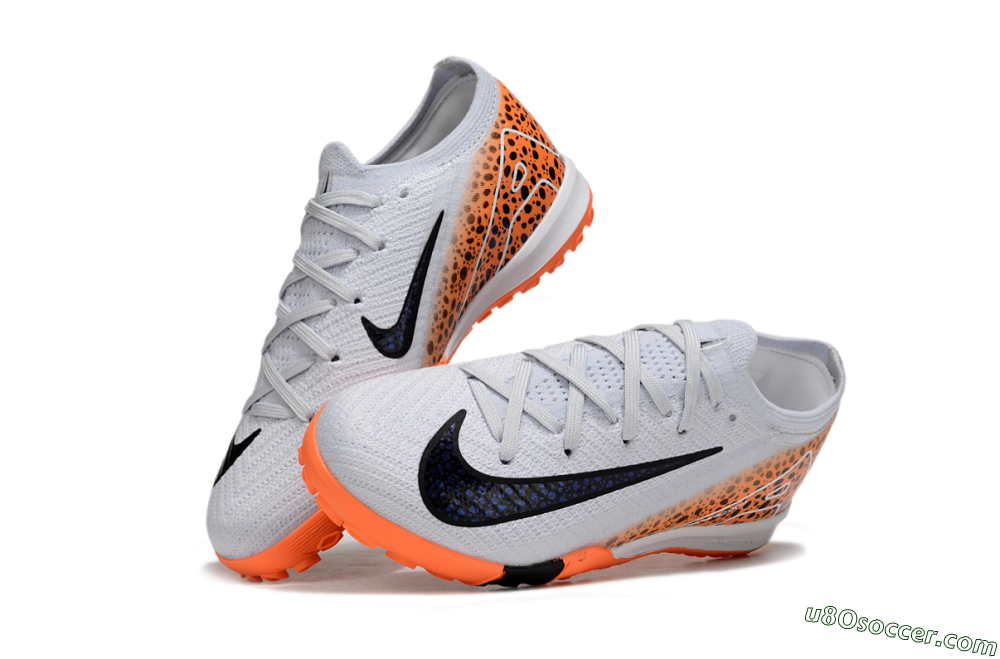 Nike Air Zoom Mercurial Vapor 16 Elite TF Artificial Turf Soccer Shoes - Grey/Black/Leopard 2