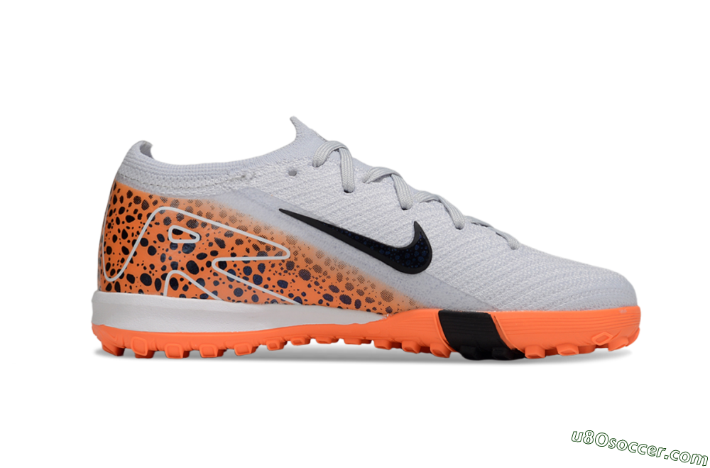 Nike Air Zoom Mercurial Vapor 16 Elite TF Artificial Turf Soccer Shoes - Grey/Black/Leopard 5