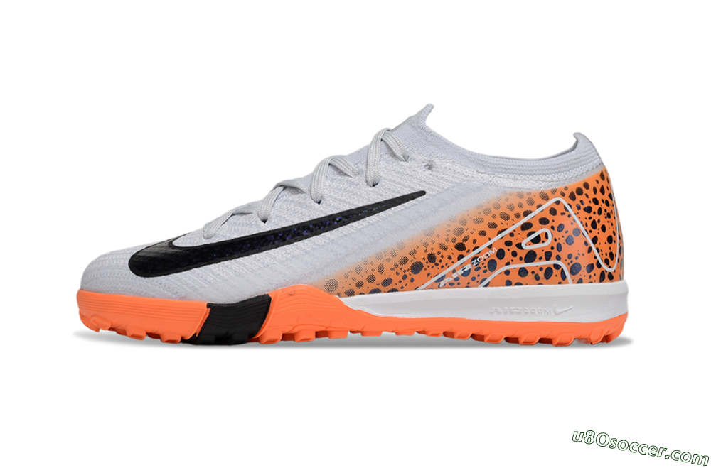 Nike Air Zoom Mercurial Vapor 16 Elite TF Artificial Turf Soccer Shoes - Grey/Black/Leopard 1