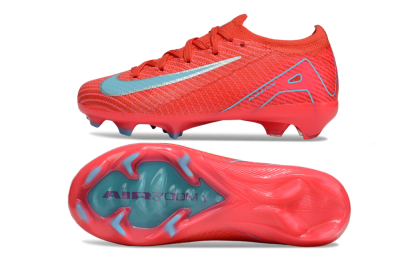 Nike Air Zoom Mercurial Vapor 16 Elite FG Firm Ground Soccer Cleats - Red/Silver/Jade