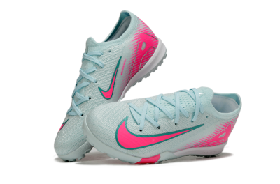 Nike Air Zoom Mercurial Vapor 16 Elite TF Artificial Turf Soccer Shoes - Jade/Pink/Silver