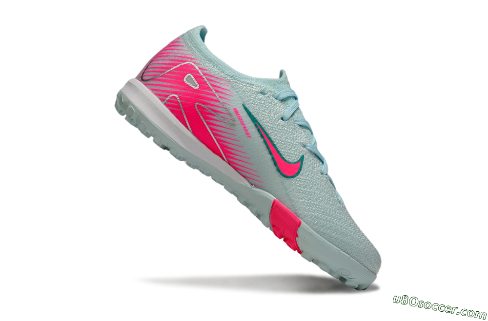 Nike Air Zoom Mercurial Vapor 16 Elite TF Artificial Turf Soccer Shoes - Jade/Pink/Silver 3