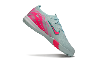Nike Air Zoom Mercurial Vapor 16 Elite TF Artificial Turf Soccer Shoes - Jade/Pink/Silver