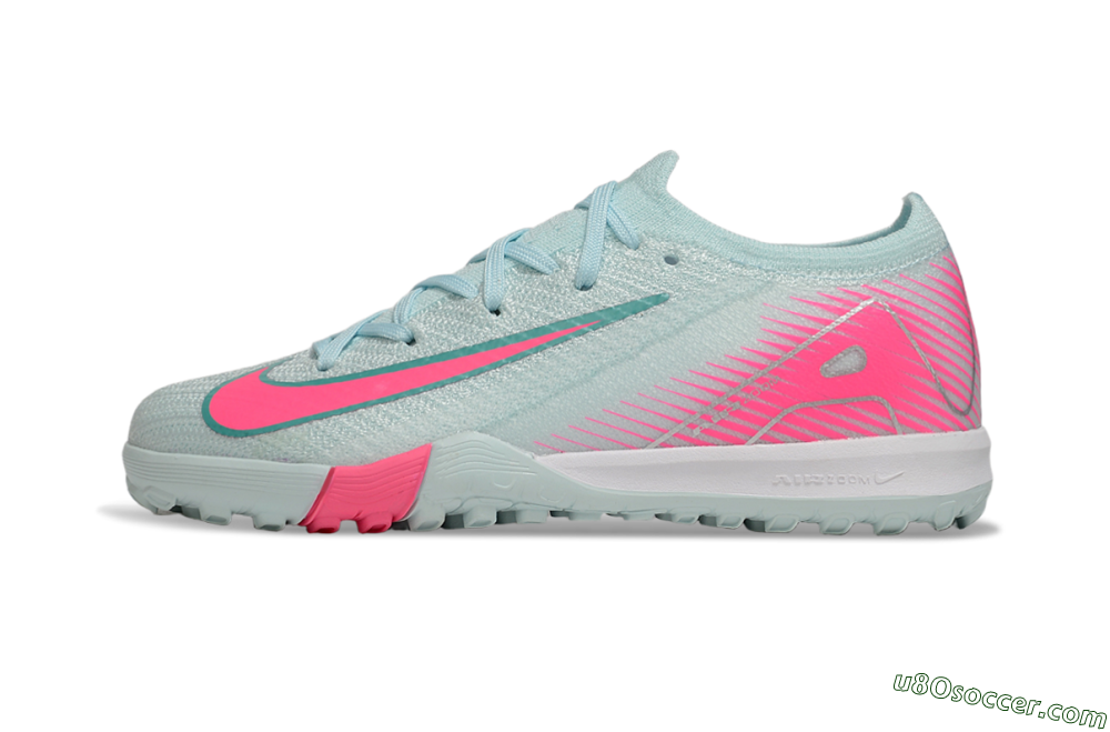 Nike Air Zoom Mercurial Vapor 16 Elite TF Artificial Turf Soccer Shoes - Jade/Pink/Silver 1