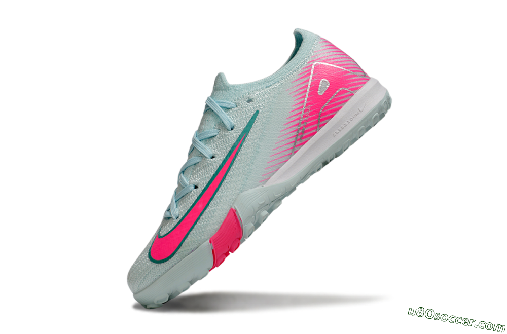 Nike Air Zoom Mercurial Vapor 16 Elite TF Artificial Turf Soccer Shoes - Jade/Pink/Silver 4
