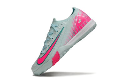 Nike Air Zoom Mercurial Vapor 16 Elite TF Artificial Turf Soccer Shoes - Jade/Pink/Silver