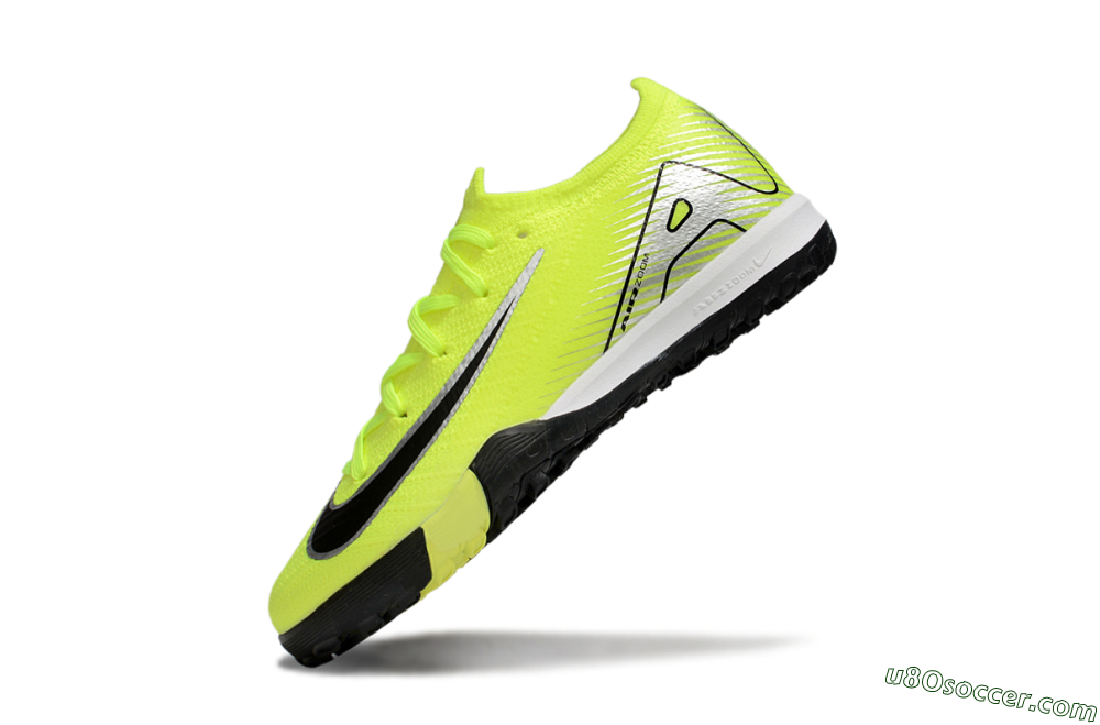 Nike Air Zoom Mercurial Vapor 16 Elite TF Artificial Turf Soccer Shoes - Yellow/Black/Silver 4