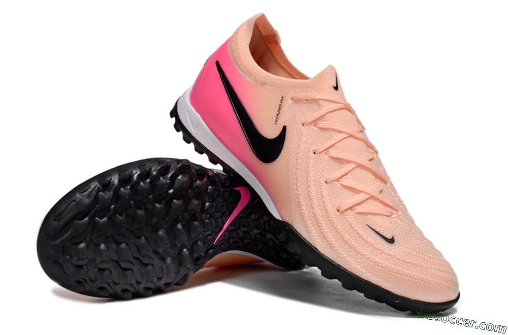 Nike Phantom GX 2 Elite TF Artificial Turf Soccer Shoes - Pink/Black 3