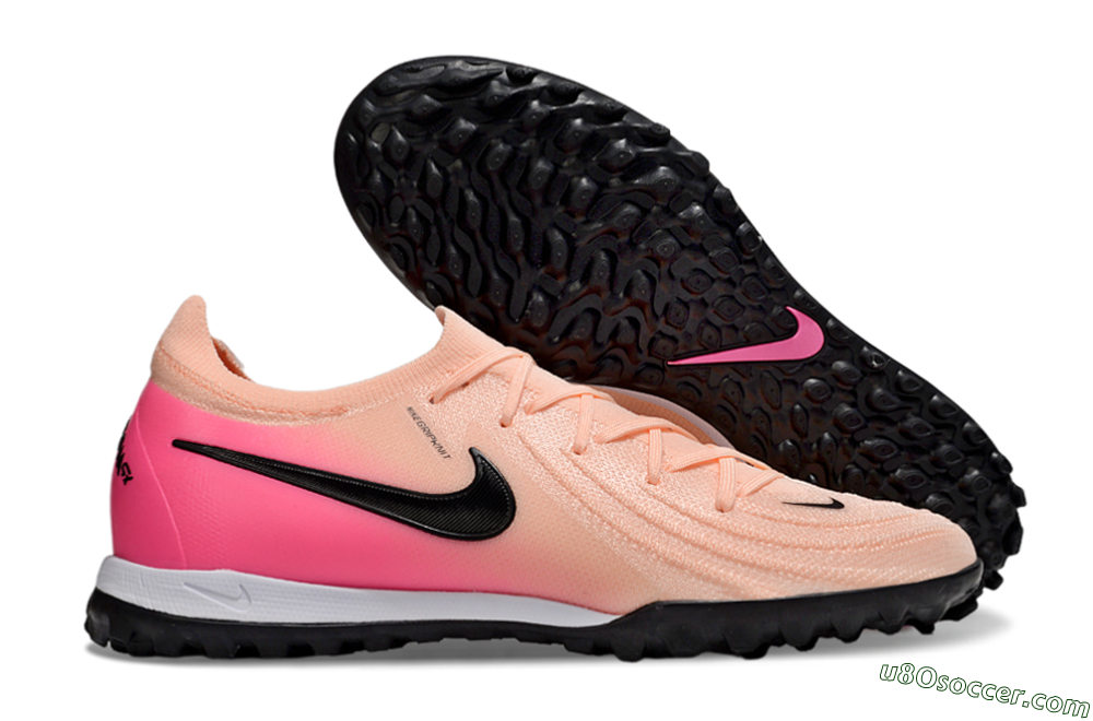 Nike Phantom GX 2 Elite TF Artificial Turf Soccer Shoes - Pink/Black 1