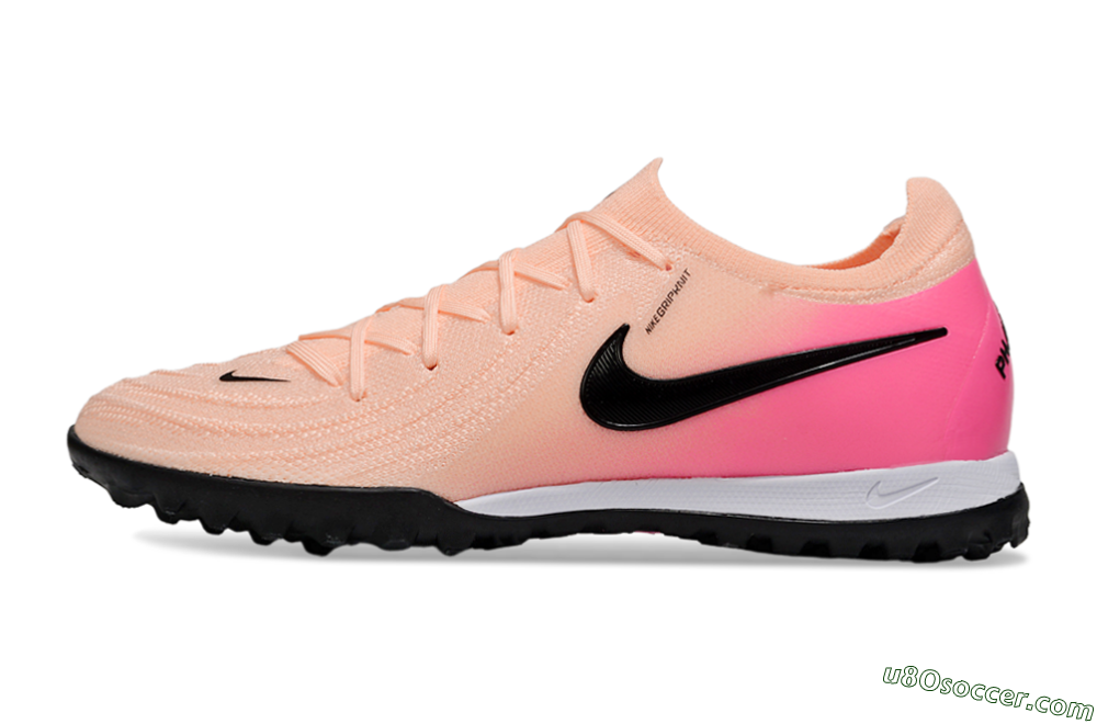 Nike Phantom GX 2 Elite TF Artificial Turf Soccer Shoes - Pink/Black 2
