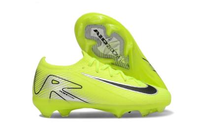 Nike Air Zoom Mercurial Vapor 16 Elite FG Firm Ground Soccer Cleats - Yellow/Black/Silver