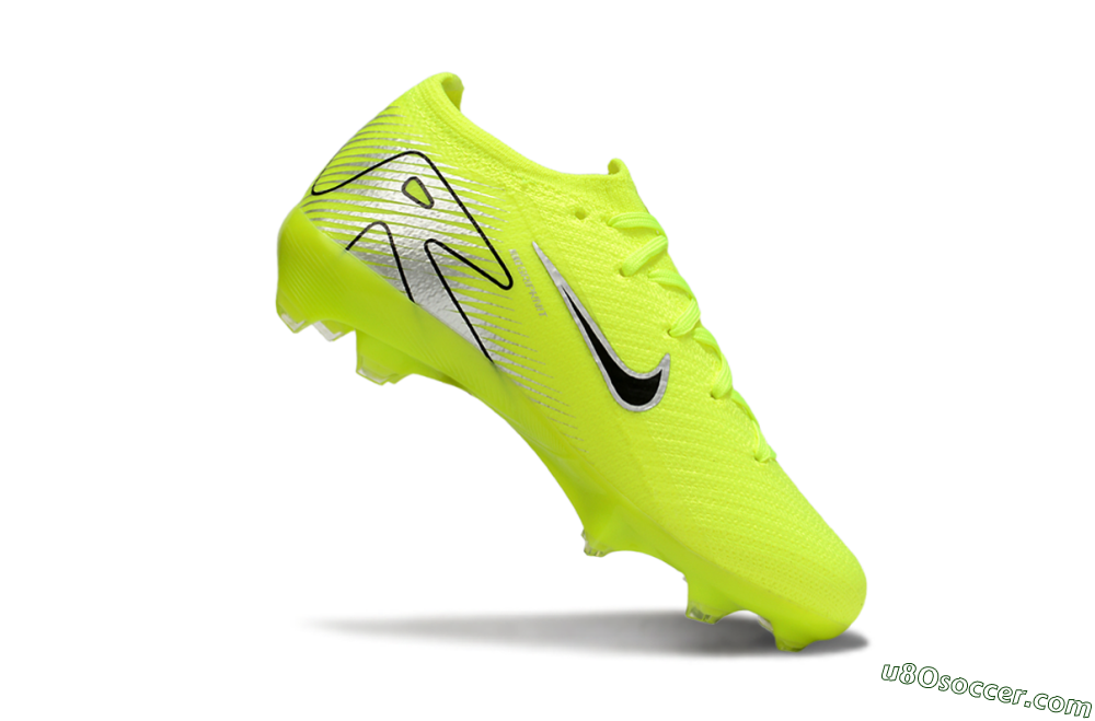 Nike Air Zoom Mercurial Vapor 16 Elite FG Firm Ground Soccer Cleats - Yellow/Black/Silver 4
