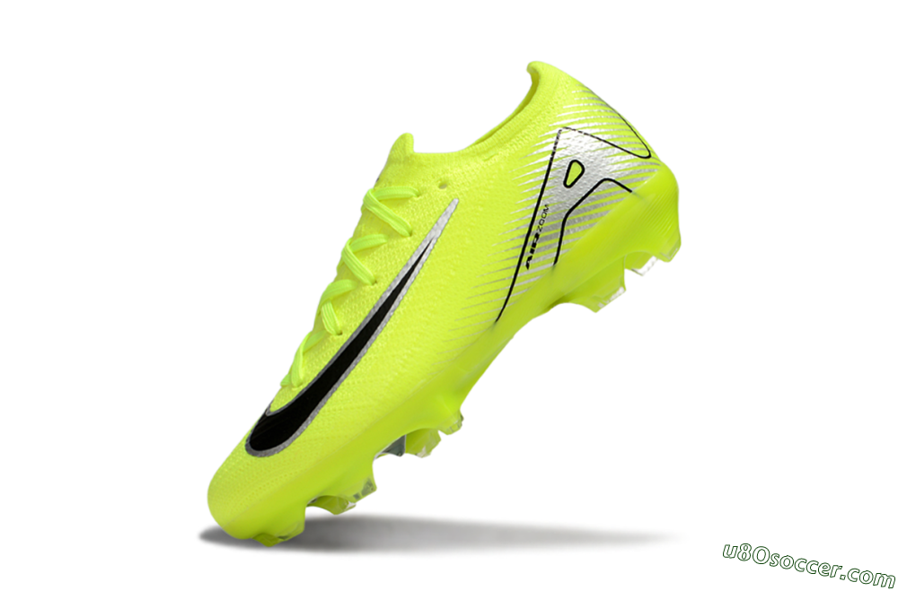Nike Air Zoom Mercurial Vapor 16 Elite FG Firm Ground Soccer Cleats - Yellow/Black/Silver 5