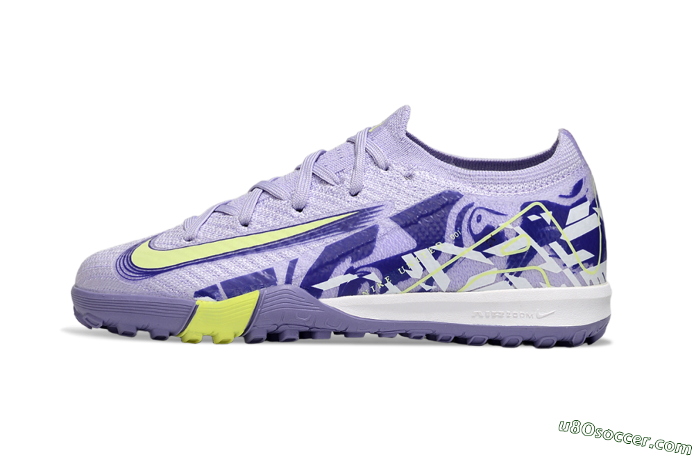 Nike Air Zoom Mercurial Vapor 16 Elite TF Artificial Turf Soccer Shoes - Purple/Yellow 1