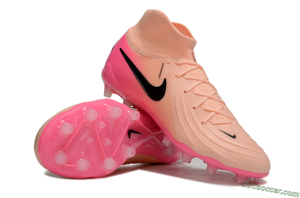 Nike Phantom Luna Elite AG Artificial Grass Soccer Cleats - Pink/Black 3