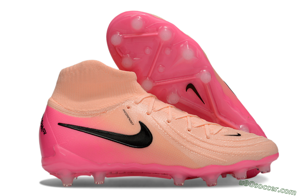 Nike Phantom Luna Elite AG Artificial Grass Soccer Cleats - Pink/Black 1