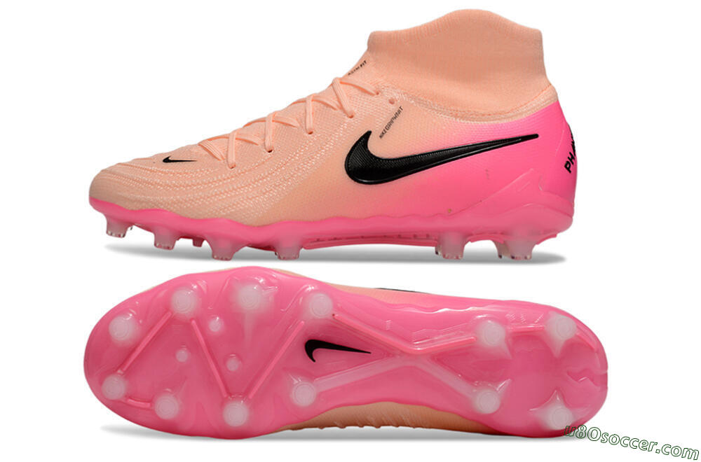 Nike Phantom Luna Elite AG Artificial Grass Soccer Cleats - Pink/Black 0