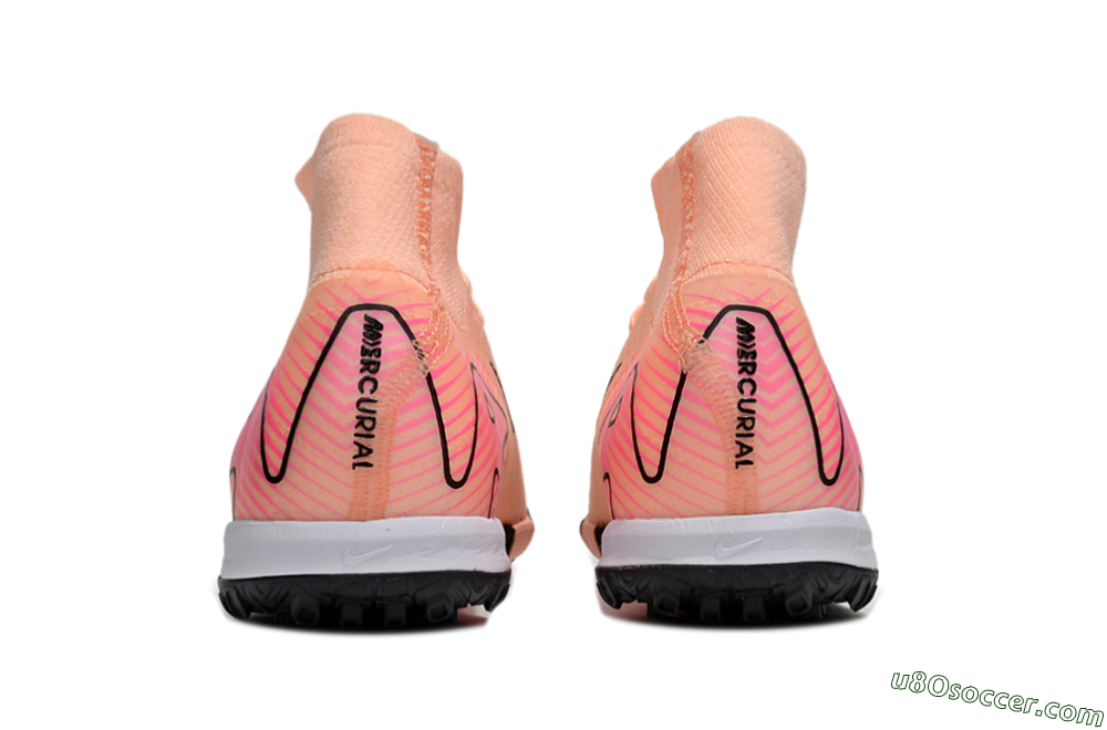 Nike Air Zoom Mercurial Superfly 10 Elite TF Artificial Turf Soccer Shoes - Pink/Black/Red 5