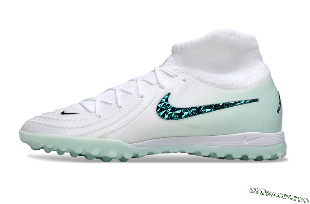 Nike Phantom Luna Elite TF Artificial Turf Soccer Shoes - Beige/Green 2