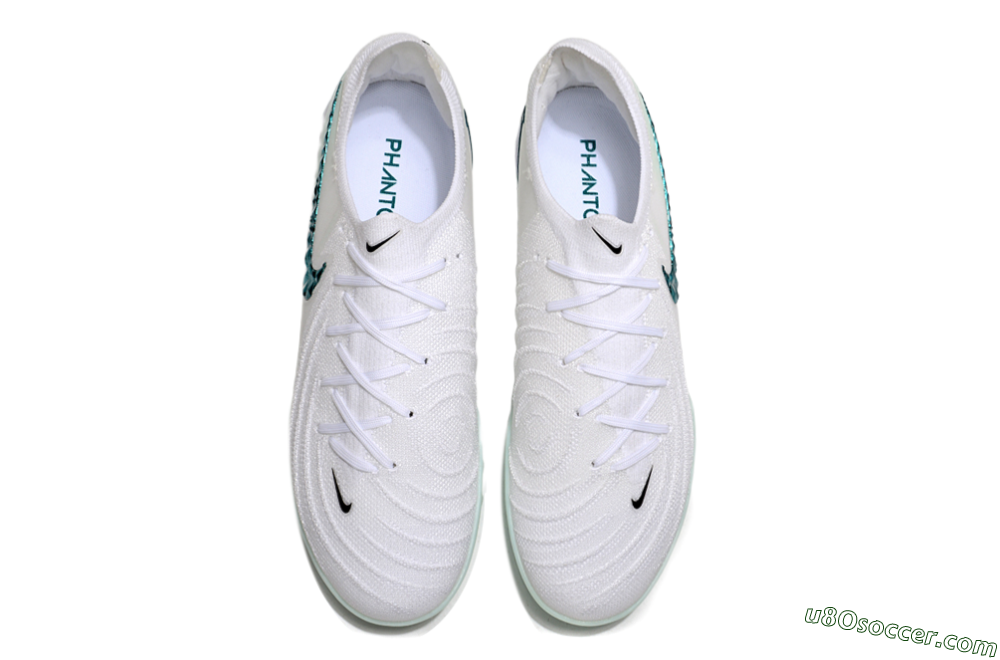 Nike Phantom GX 2 Elite TF Artificial Turf Soccer Shoes - Beige/Green 4