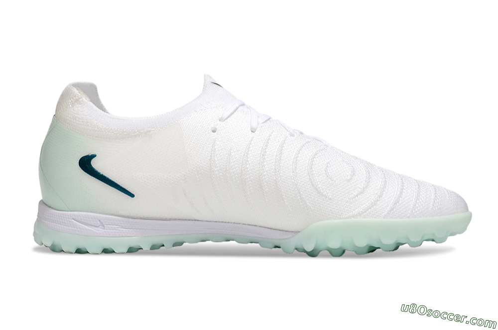 Nike Phantom GX 2 Elite TF Artificial Turf Soccer Shoes - Beige/Green 7
