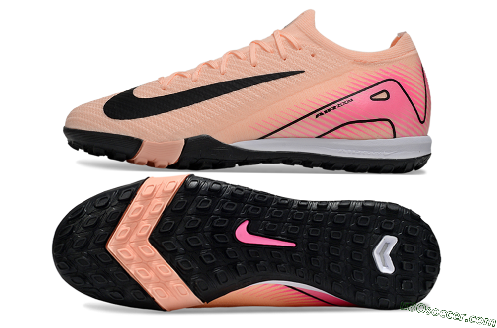 Nike Air Zoom Mercurial Vapor 16 Elite TF Artificial Turf Soccer Shoes - Pink/Black/White 0